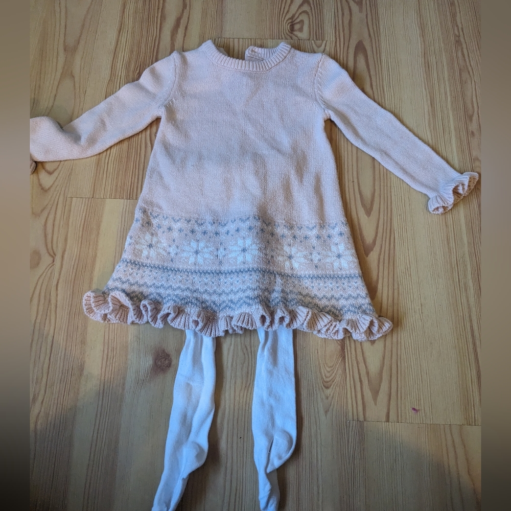 2 Piece Baby Girl Sweater Dress